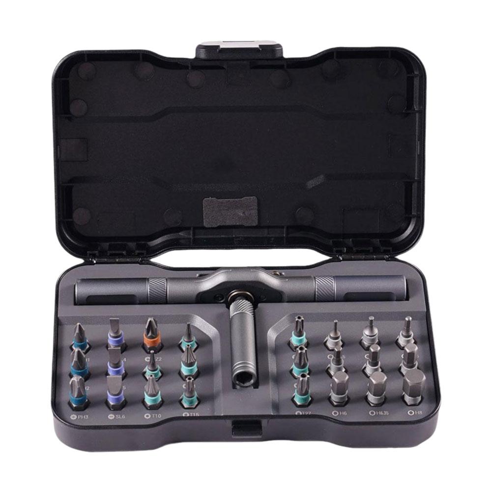 ATuMan RS1 Hand Tool Ratchet Set Wrench Screwdriver 24 in 1 Multi-tool S2 Magnetic Bits DIY Household Portable Repair Tools