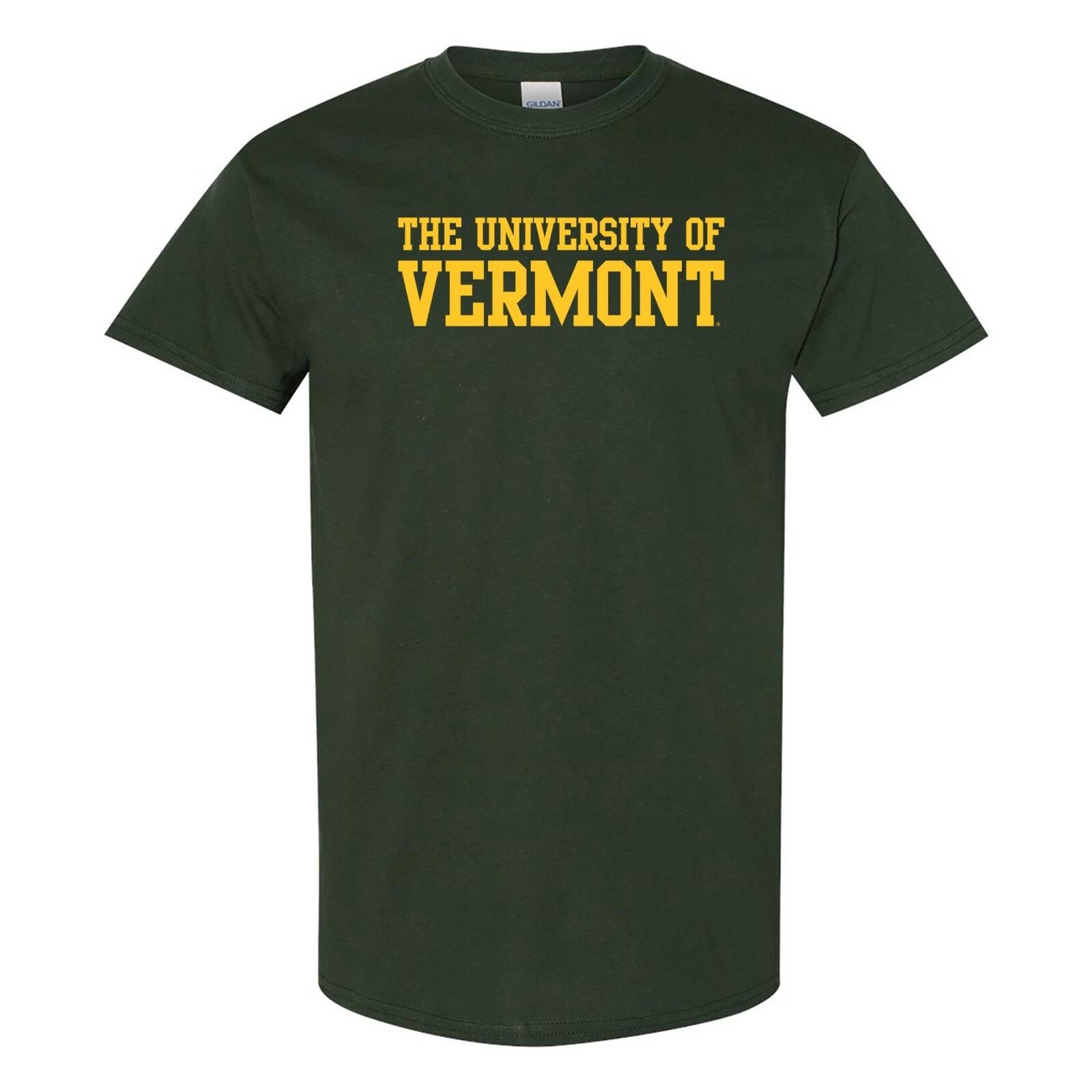 Vermont Catamounts Basic Block T-Shirt - Forest L