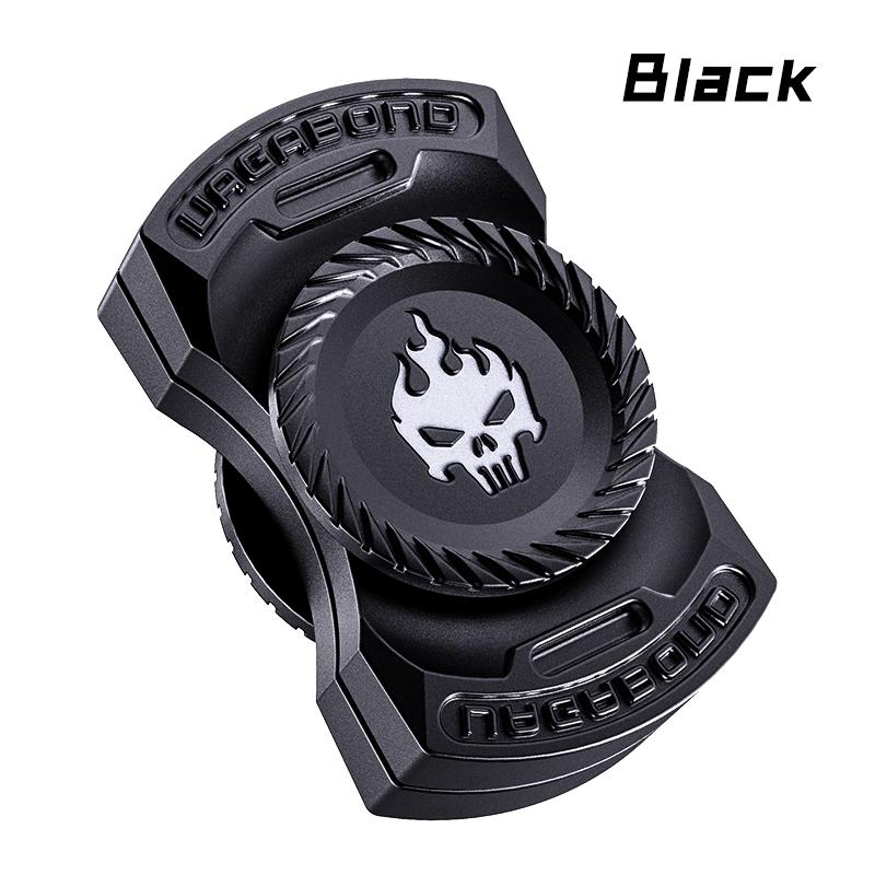

Magnetic Spinner Fidget Toy For ADHD Anxiety Relief Push Play Stress Relief Gadget Quiet Office Desk Sensory Toy For Adults/kids чёрный