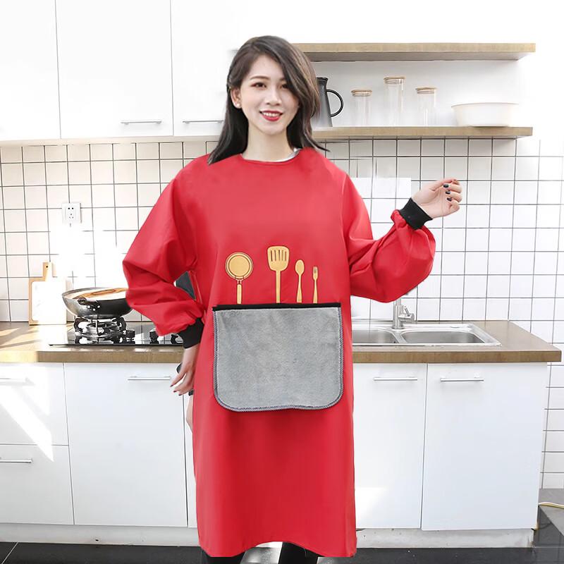 Waterproof Kitchen Apron with Hand Towel