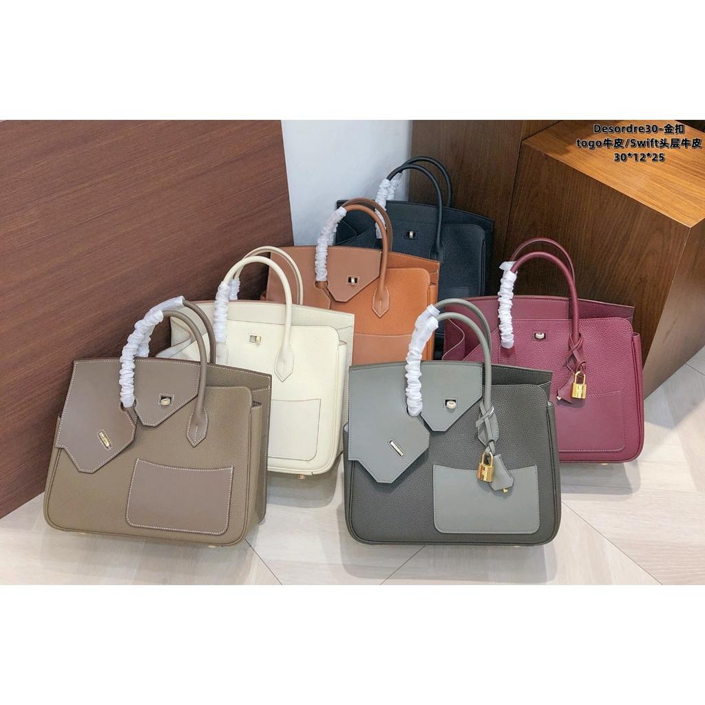Nuova borsa a mano alla moda, motivo litchi, patchwork irregolare, borsa platino, borsa a spalla messenger, borsa da donna versatile 30CM
