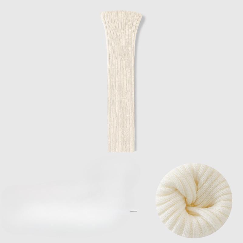 

Однотонные носки для женщин, весна и осень, сочетаются с маленькими кожаными туфлями, гетры, гольфы до икры для формирования ног, носки до середины икры 1 Pair бежевый