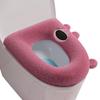 Waterproof Velvety Toilet Seat Cover with Zipper - Thick, Dirt-Resistant, All-Season & Washable