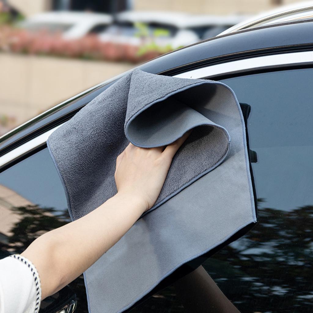 Auto-Waschtuch Tragbar Vielseitig Kratzfest Stark Saugfähig Reinigungstuch Trockentuch für