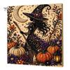 Pumpkin Wall Art Ghost Faux Pearl Kit, Halloween Painting DIY Autumn Home Decor 3D Spooky Skull Craft Kit for Adults Beginners, Fall Handmade