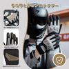 ROCKBROS Motorcycle Gloves, Spring and Summer, Bike Gloves, Protector, Smartphone Compatible, Mesh, Breathable, Shockproof,