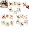 Art And Craft Kits Garden Animal Stitching Card Kit, DIY Stitch by Beginner Making Hand, Thread Embroidery Greeting Kit for Adults Beginners