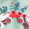Soft Rubber Large Particle Block Children'S Toy Assembly For Boys And Girls, 1-Year-Old Puzzle Brain Toy Large Particle Assembly