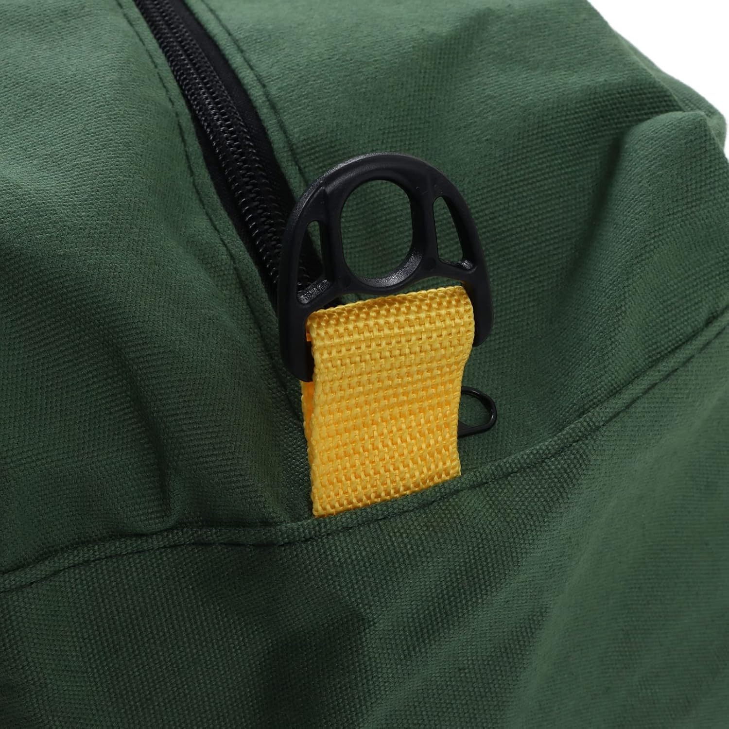 Kadimendium Hand Tool Bag Waterproof Heavy Duty Large Capacity Wide Mouth Canvas Tool Tote Portable Tool Storage Bag for Carpentry Electrician(20