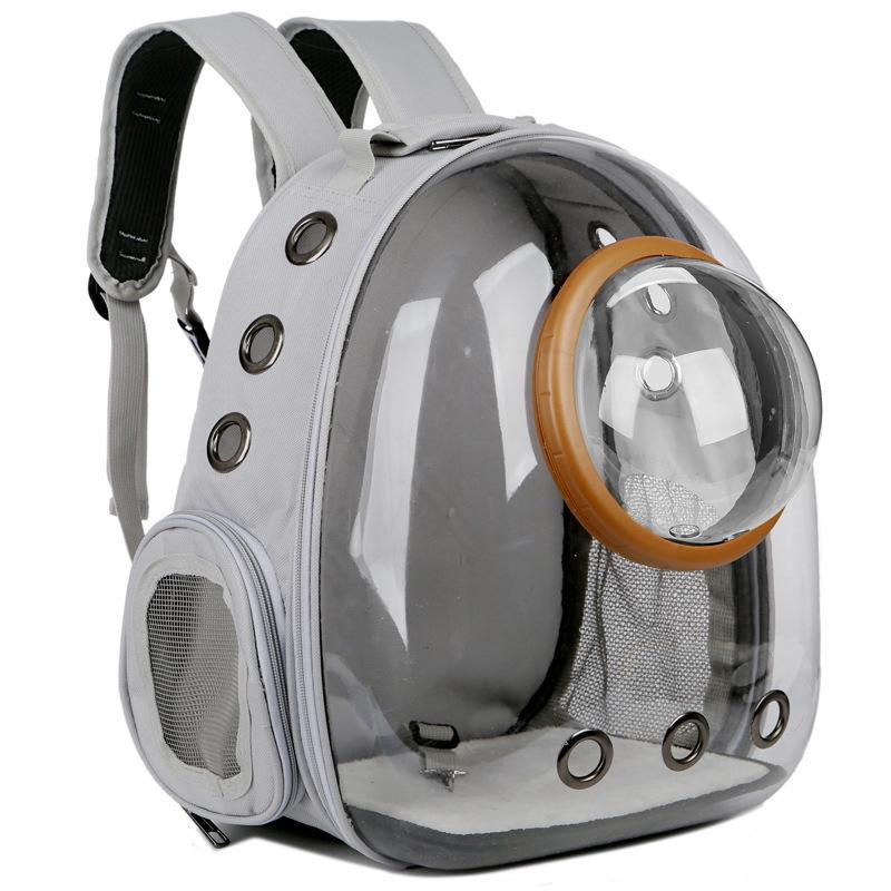 Space Capsule Backpack Pet Bag Breathable Transparent Dog and Cat Pet Backpack Portable Cat Bag