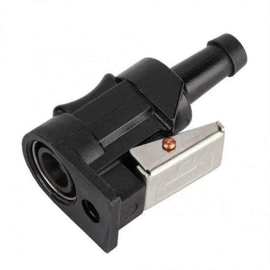 2Pcs Fuel Hose Connector for Yamaha 6mm Fuel Line Marine Outboard Engine Tank