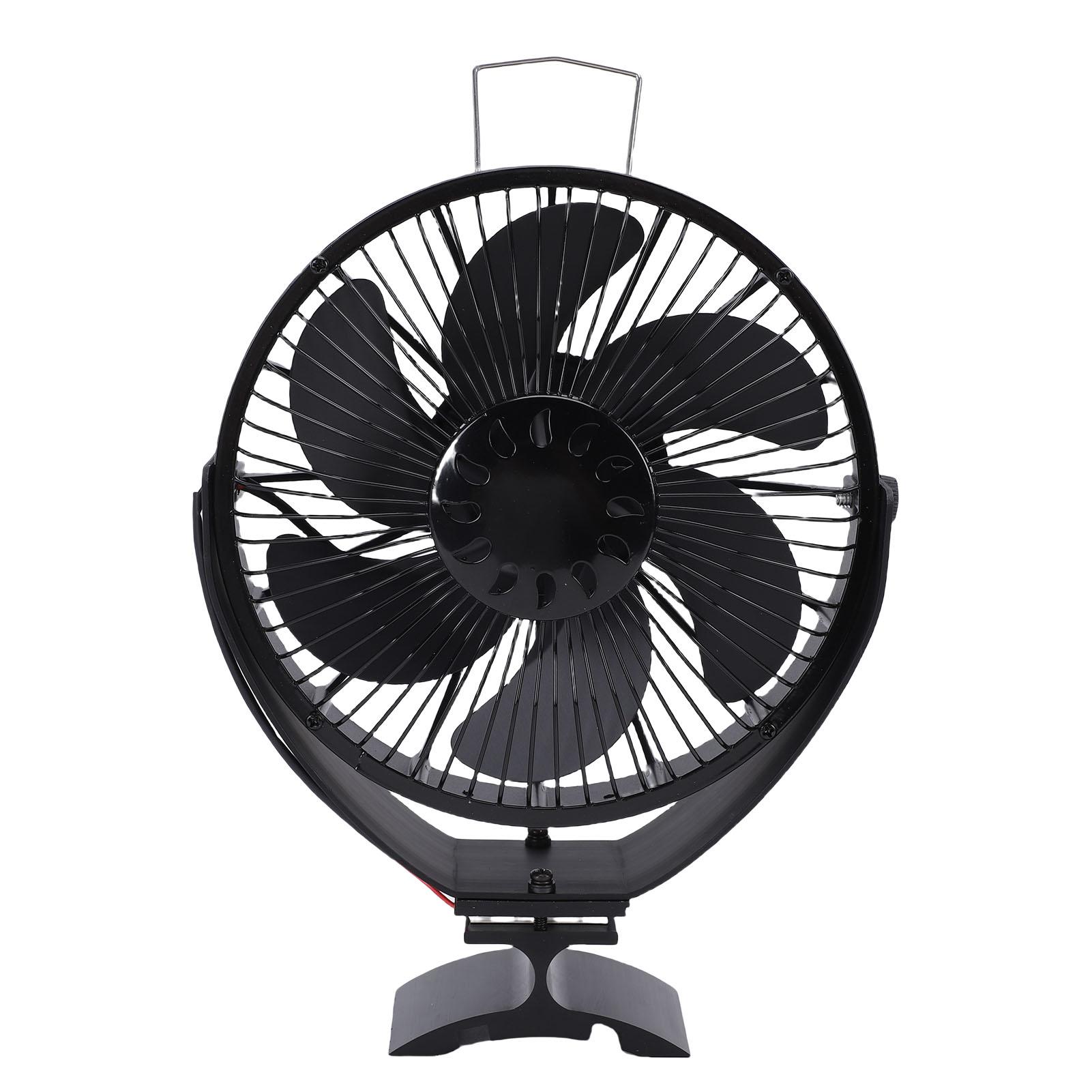 

Вентилятор для дровяной печи, работающий от тепла, вентилятор для камина с защитной крышкой, алюминиевый сплав, отдельно стоящий, настенный, ручная регулировка угла 360 градусов