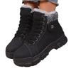 Fashion Fashion Cotton Boots Winter New Round Toe Platform Anti-Slip Wear-Resistant Booties  Style Fleece Thickened Warm Cotton Shoes
