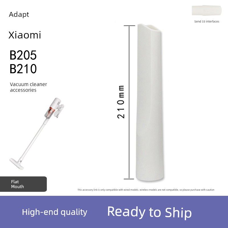 

WM Accessories Suitable for Xiaomi MiJia Vacuum Cleaner 2 Accessories B205 Accessories Bed Brush Floor Brush Straight Tube Hose Suction Head Flat Mouth