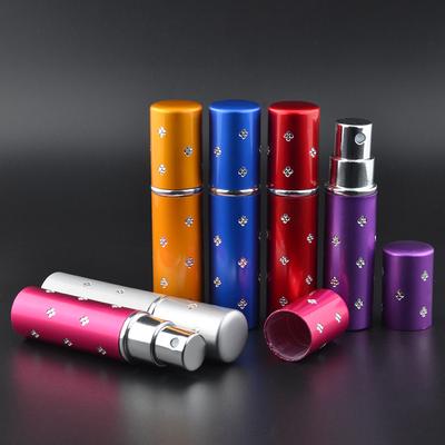 High Quality Luxury 10ml Metal Perfume Bottle Aluminium Refillable Atomizer Portable Glass Spray Bottle Empty