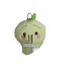 Plush Vegetable Leaves Toy Keychain Doll: Cute Gift for Girls & Claw Machines