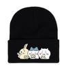 Chiikawa Usagi Round Top Dopamine Print Knit Hat For Enthusiasts Animation