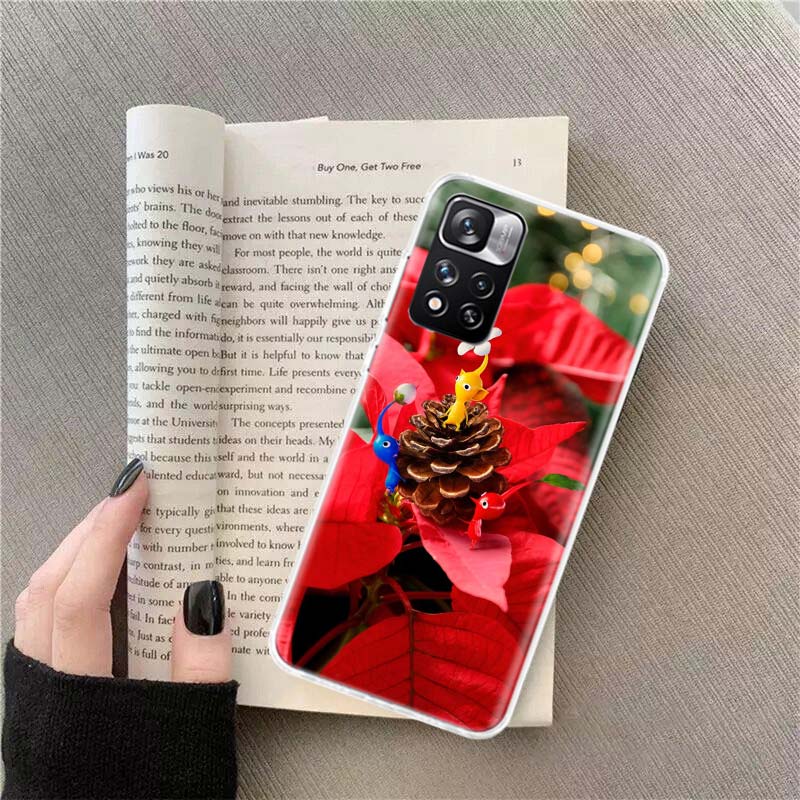 Game Pikmin 4 Phone Case For Redmi Note 13 12 Pro Plus 14 15 Pro 5G 11 11T 11E 11S 10 Pro 10S 9 9S Cover Cell Clear TPU Capa Cas