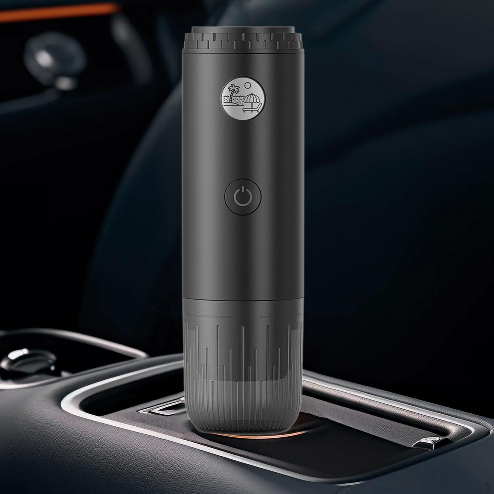 

Electric Espresso Machine Car Coffee Maker Mini Self Heating Portable Handheld, for чёрный