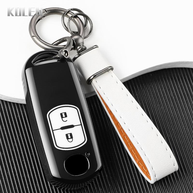 New Tpu Car Key Case Cover Fob For Mazda 2 3 5 6 Bl Bm Gj Atenza Axela Demio Cx-3 Cx3 Cx-5 Cx5 Cx7 Cx-9 Cx8 Protected Shell Bag