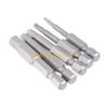F26C 10Pieces 2.15-7.55 Magnetic Pentagonal Head Screwdriver Bits with 1/4" Secure Pentagonal Screwdriver Bit Set