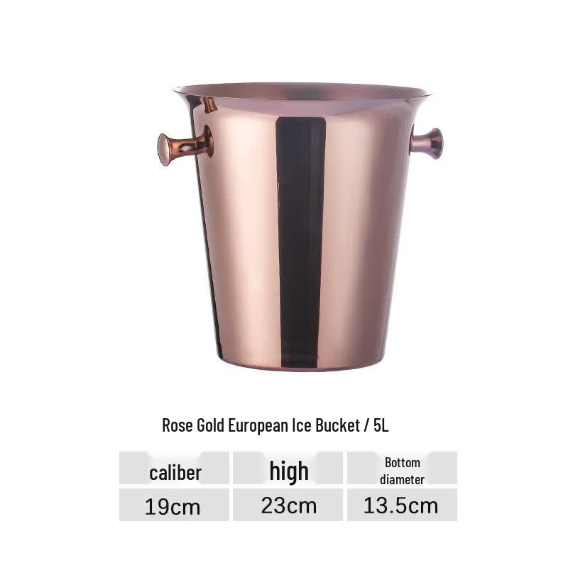 Andytai Thickened Stainless Steel Ice Bucket