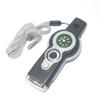 7-in-1 Multifunctional Survival Whistle with LED, Thermometer, and Compass