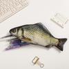 Jianwu Creative Simulated Salted Fish Pencil Case Large Capacity Pencils Pouch Bag Funny School Pencil Cases Stationery Supplies