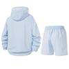 Traje deportivo casual de verano para hombre: Conjunto de seda helada transpirable con protección solar.