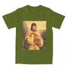 Cheems Jesus TShirts Men Women Doge Meme Awesome Pure Cotton Tee Shirt O Neck Short Sleeve T Shirts Birthday Present Clothing