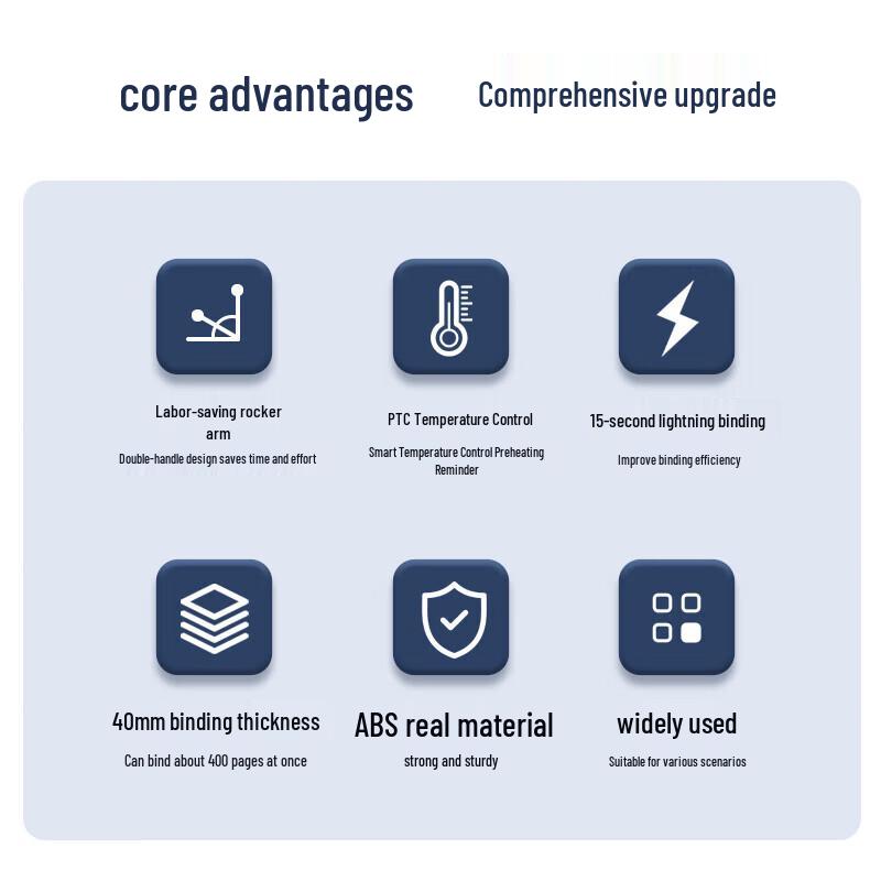 

Comet D-428 Financial Document Binding Machine