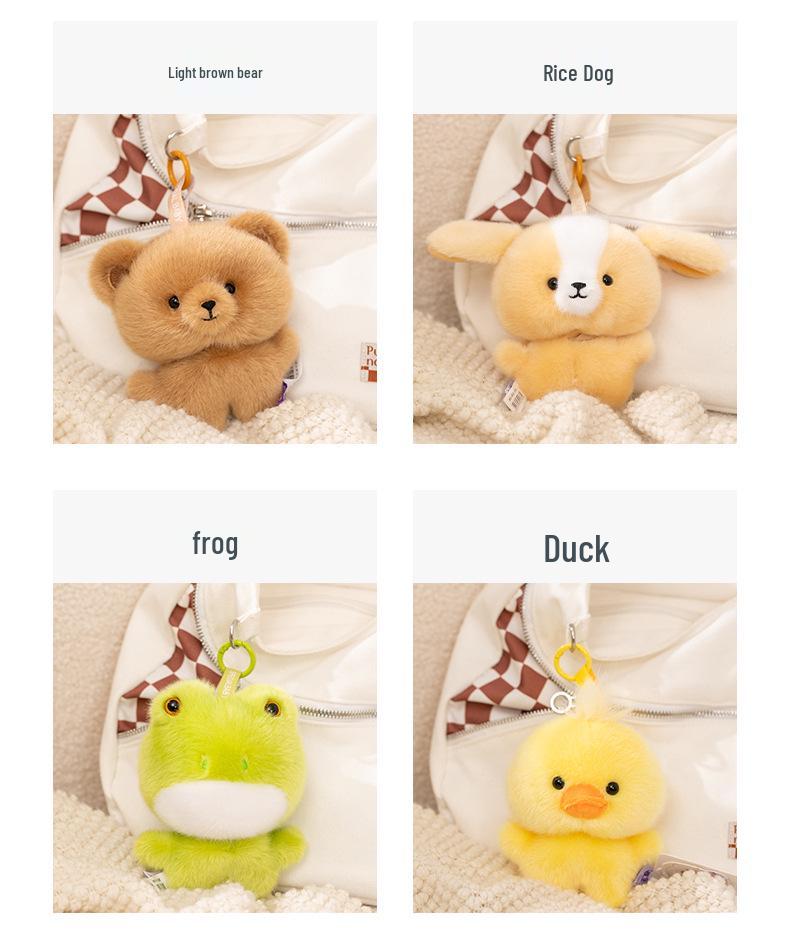 Cute Baby Animal Plush Toy Figure – Child's Pendant Ornament