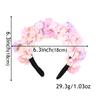 Fashion Women Bride Flowers Headband Chinese Style Flower Crown Hairband Ladies Elastic Beach Wedding Hair Accessories Headband