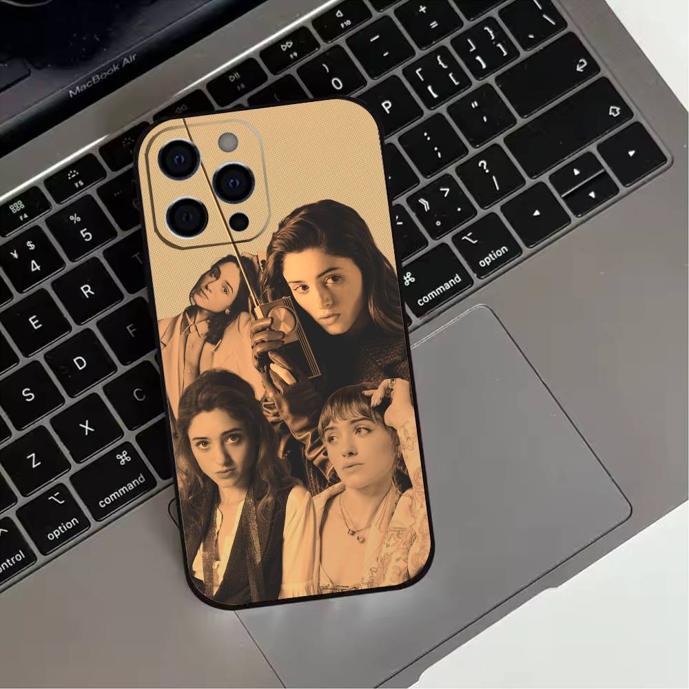 Actress Natalia Dyer  Phone Case For iPhone 17,16,15,14,13,12,11 Plus,Pro Max,XS,Soft Silicone Black Cover