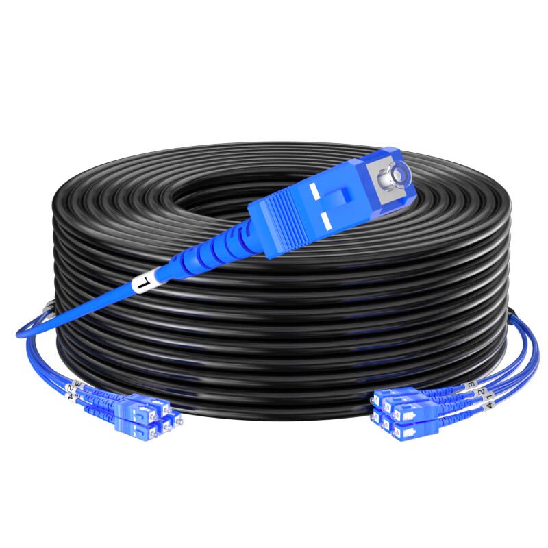 AIENKIS Outdoor Single-Mode Armored Pre-terminated Fiber Optic Cable