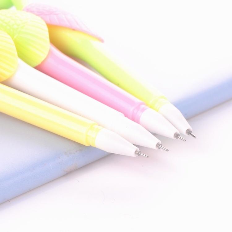 4 Pcs/Set  Cartoon Gel Creative Cute Crane Form Pen 0.5mm Black Refill