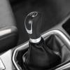 uxcell Universal 5-Speed PU Leather Auto Car Gear Lever Shifter Manual Stick Shift Knob Black
