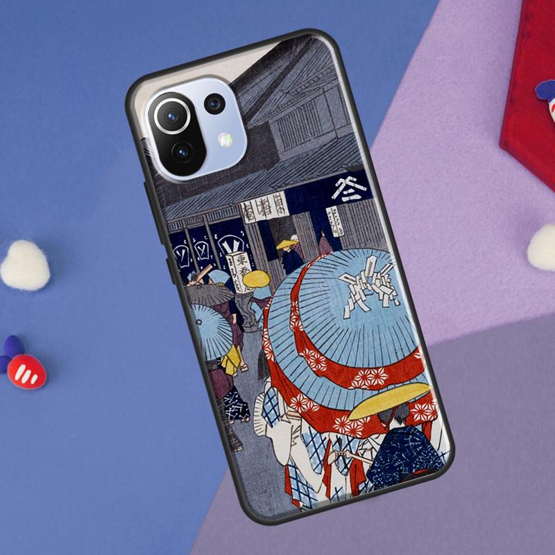 Ukiyo-e Japanese Style Art Cover For Xiaomi 14T Pro 11T 12T 13T 13 14 Ultra POCO X7 Pro X3 X5 F3 F5 F6 M6 X6 Pro Case