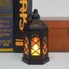 LED Mini Hexagonal Wind Light Simulation Electronic Candle Light Decorative Atmosphere Lamp Small Ornament for Home Party Decor