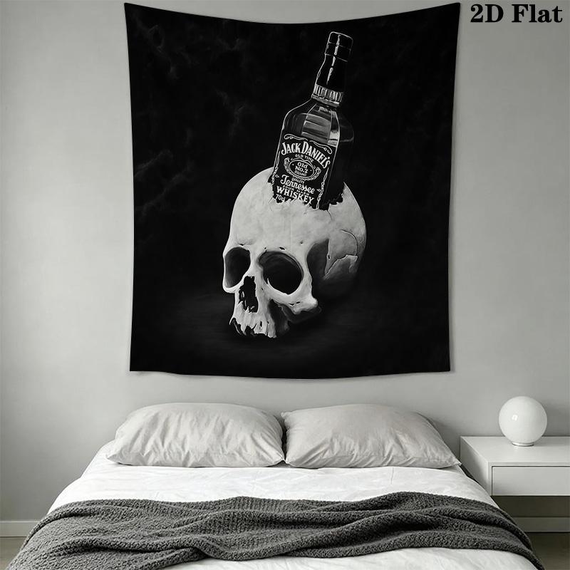 Jack Daniel'S Tennessee Whiskey Timeless Classic Tapestry Wallmounted Fashion Print Background Cloth Atmospheric Background Cloth Home Decor