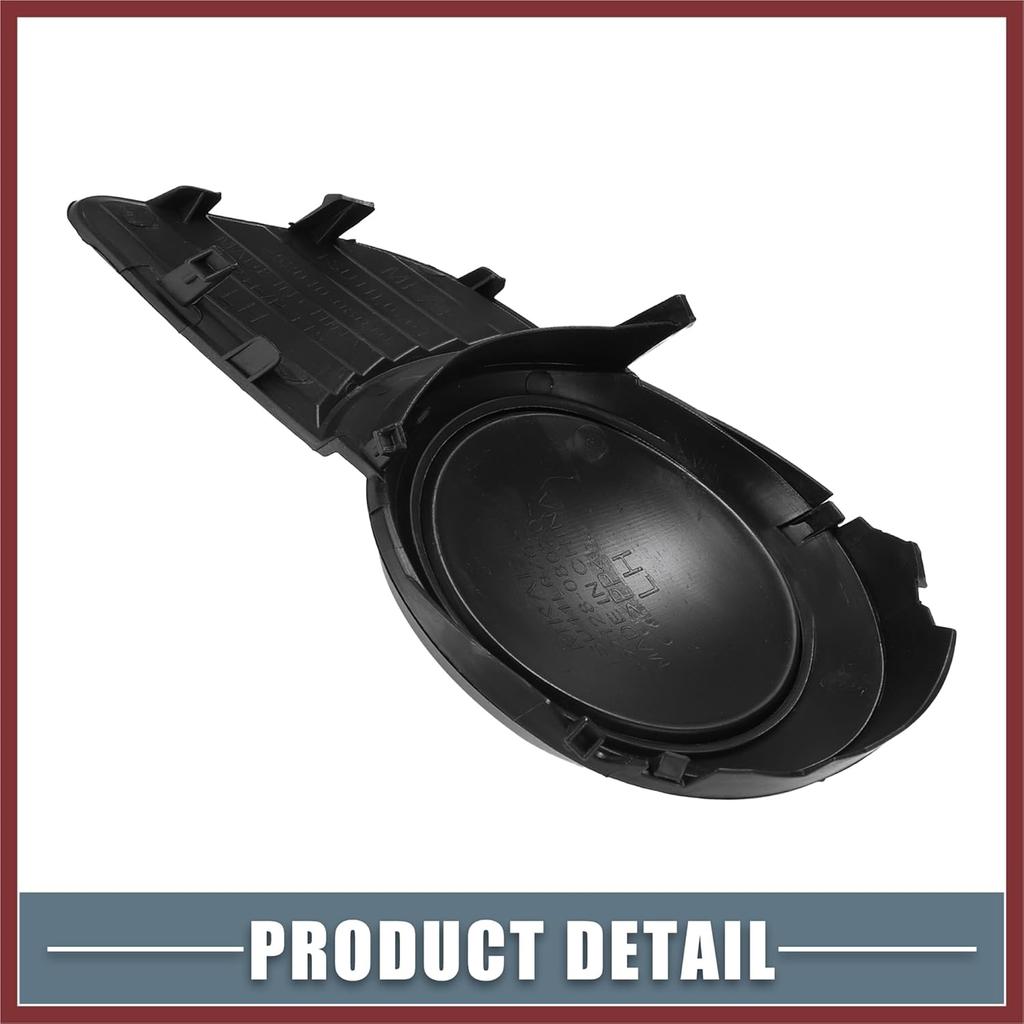Front Left Right Side Fog Light Grille Cover 52128-08020 52127-08020 Fog Light Bezel Cover Trim for Toyota Sienna 2011-2015 1 Pair Replace Parts