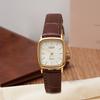 Exquisite, Small, High-Value Women'S Watch, Small Sugar Cube, High-End Quartz Watch, Women'S Retro Leather Watch