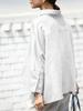 2026 Women Summer Shirts Long Sleeve Elegant Blouse OL Style Tunic Tops Fashion Oversized Casual Solid Loose Party Blusas