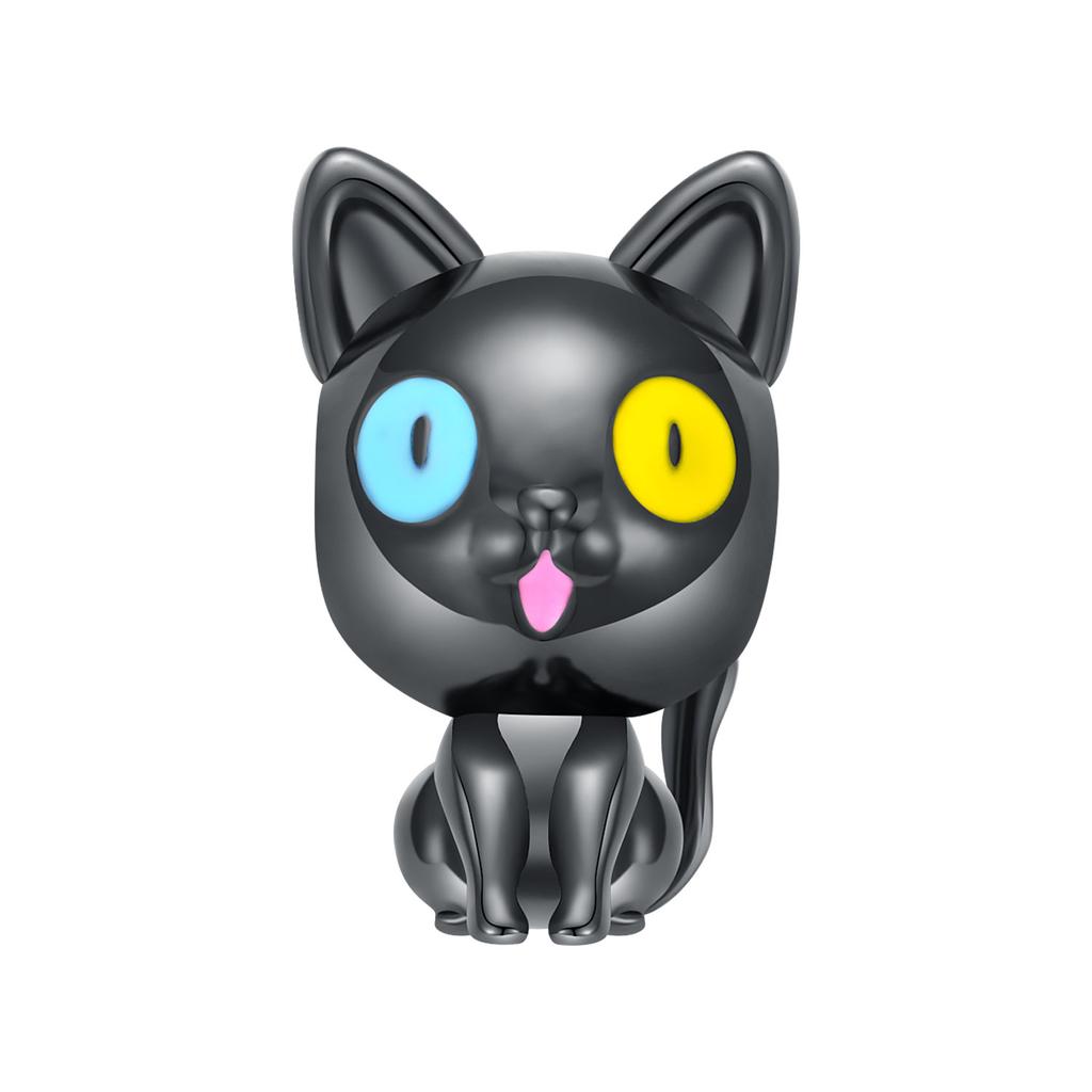 New Copper Lion Black Cat Cow Leopard Snake Owl Charm Bead Fit For Original Bracelet Necklace Diy Women'S Boutique Jewelry