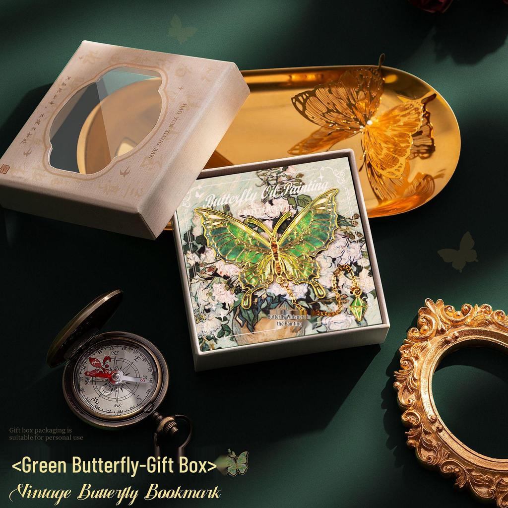 Vintage Butterfly Metal Bookmark: Creative and Elegant Back-to-School Souvenir