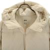 UNIQLO seamless down parka L Ivory Women Used