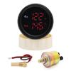 52MM 2 in 1 Digital Oil Temperature & Oil Pressure Gauge 50~150 Celsius Thermometer Indicator Oil Press 0~10 Bar for Boat Cars