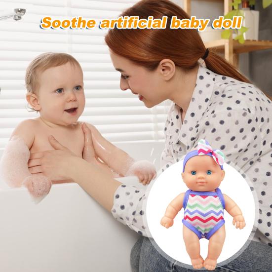 Păpușă pentru înotător Păpușă de înot de simulare impermeabilă cu articulații mobile Costum de baie detașabil Non-toxic