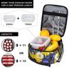 Sunflower Pattern Insulated Lunch Bag for Women Kids Portable Food Boxes Thermal Lunch Box Tote
