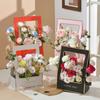 Scatola Floreale per Feste Nuova Borsa per Confezionamento Bouquet Cesto per Bouquet in Carta Kraft Matrimonio Impermeabile Borsa Portatile per Composizioni Floreali